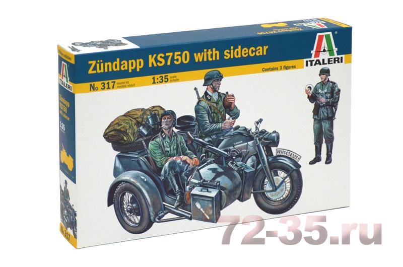 Мотоцикл Zundapp KS750 с коляской