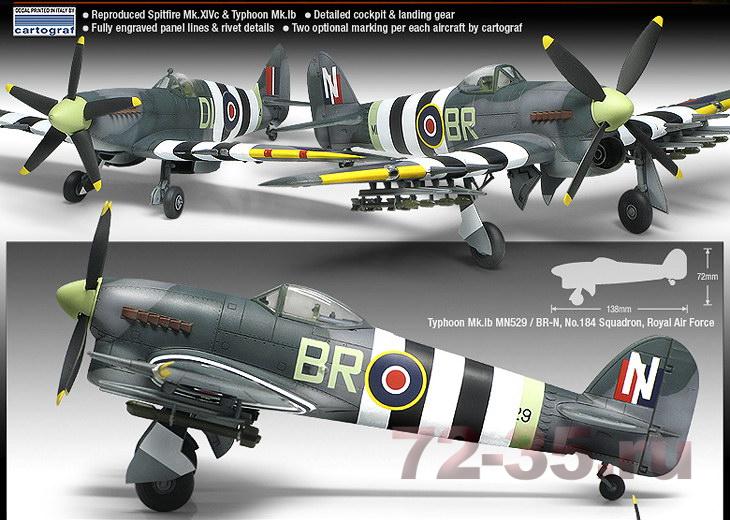 Набор самолетов SPITFIRE Mk.14C и TYPHOON Mk.IB 12512_Spitfire_Typhoon_730-2_enl.jpg