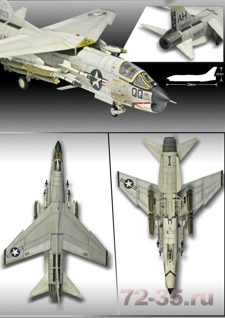 Самолет USN F-8E VF-162 "The Hunters" 12521_4_enl.jpg