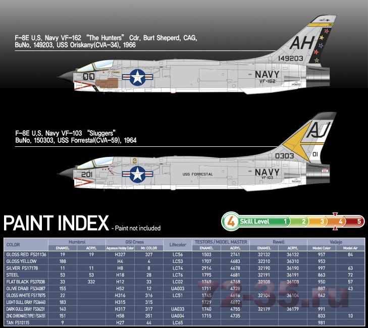 Самолет USN F-8E VF-162 "The Hunters" 12521_5_enl.jpg