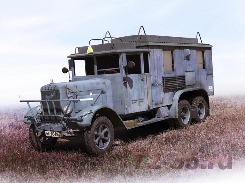 Henschel 33 D1 Kfz.72, Германский автомобиль радиосвязи