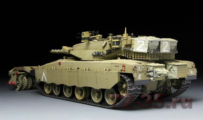 Израильский танк MERKAVA Mk.3 BAZ с минным тралом 1358489897413_enl.jpg