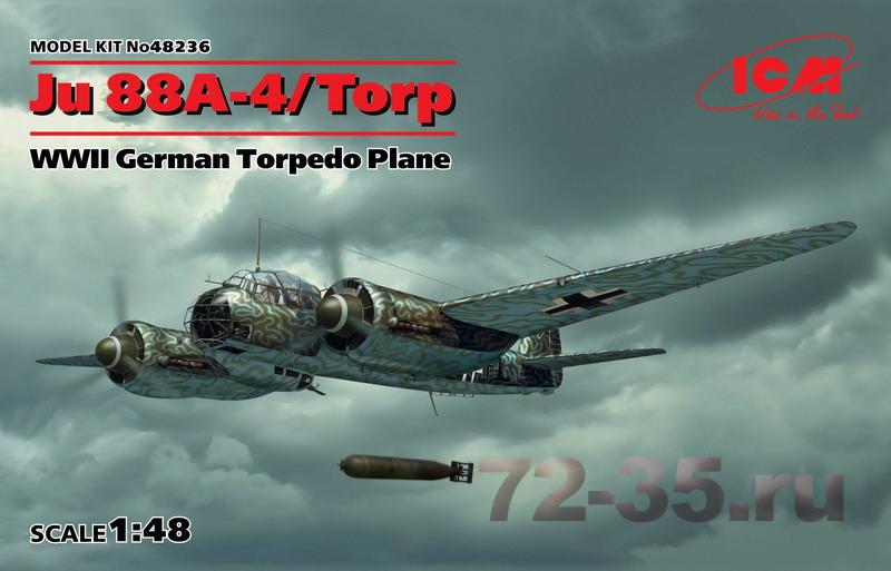 Немецкий торпедоносец Ju-88A-4/Torp