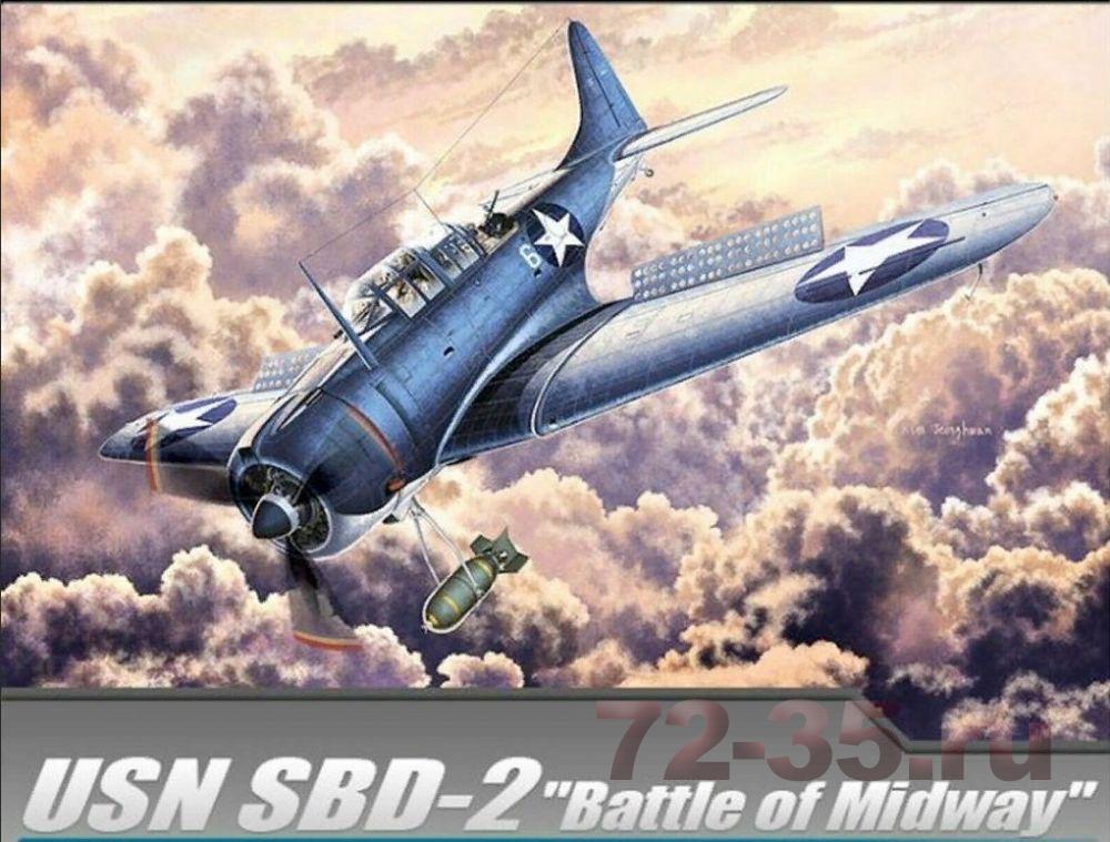 Самолет SBD-2 Dauntless 'Battle of Midway'