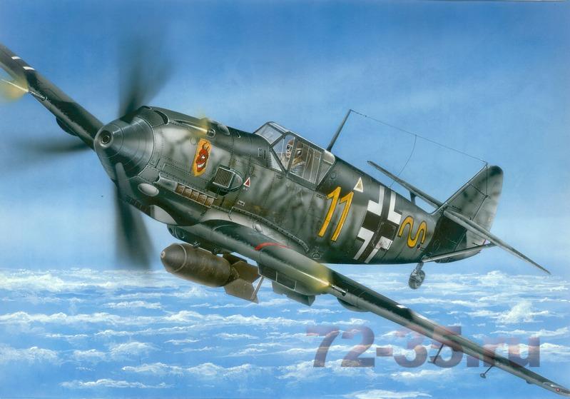 Истребитель Мессершмитт Bf-109E