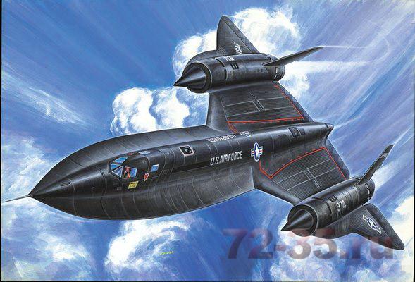 Сверхскоростной самолет Локхид SR-71 "Блекбёрд"