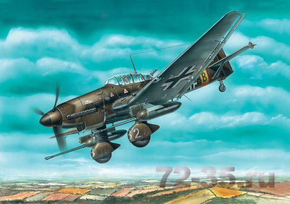 Пикирующий бомбардировщик Юнкерс Ju-87G-1