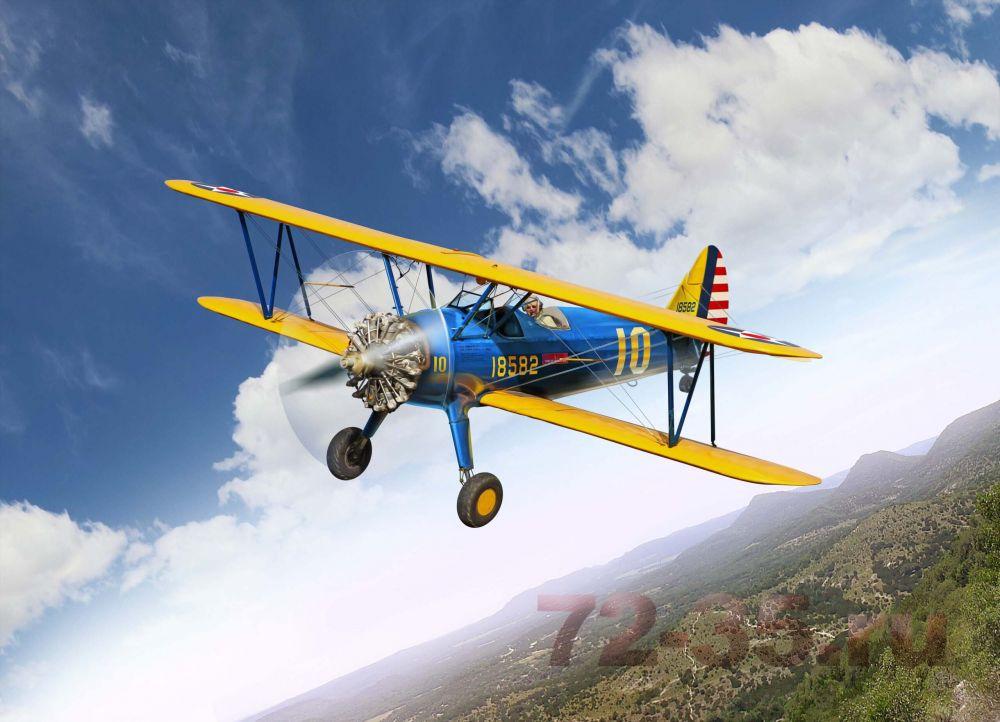 Американский учебный самолет Stearman PT-17/N2S-3 Kaydet