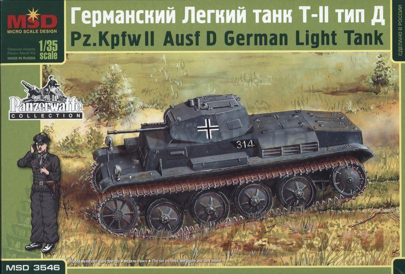 Немецкий легкий танк PzKpfw IID с фигурой