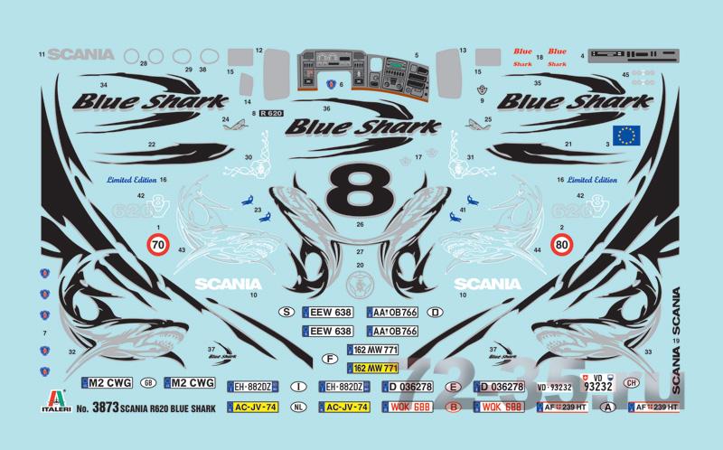 Седельный тягач Scania R620 "СИНЯЯ АКУЛА" 3873_decals_enl.jpg