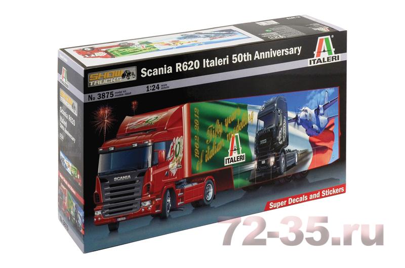 Седельный тягач Scania R620 Italeri 50th Anniversary с полуприцепом