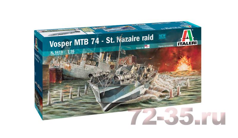 Катер Vosper MTB 74 St. Nazaire Raid 