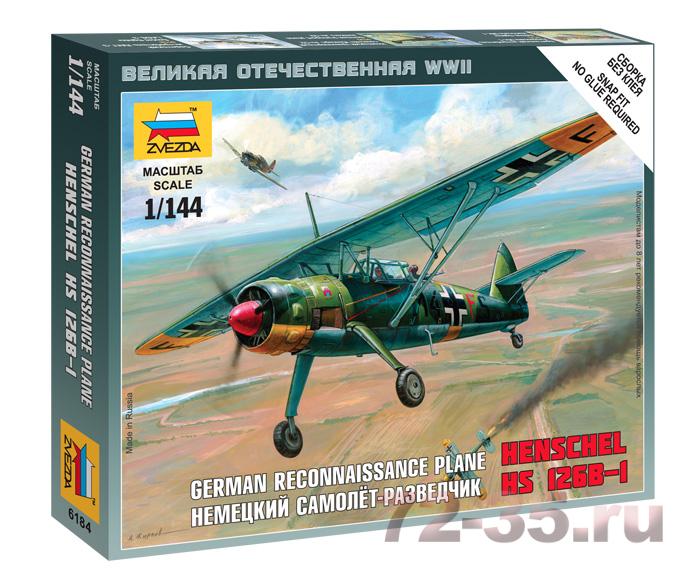 Немецкий самолет-разведчик Henschel Hs 126B-1 (Хеншель)