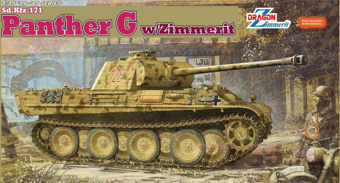 Танк Panther G в циммерите