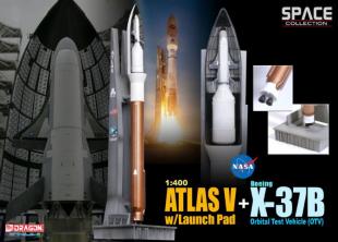 Космический аппарат ATLAS V ROCKET w/LAUNCH PAD & BOEING X-37B