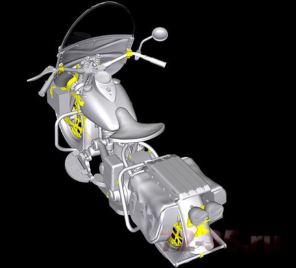 Harley Davidson WLA - Американский мотоцикл второй мировой войны MA35080_14.jpg