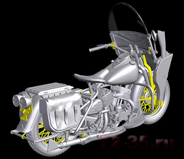 Harley Davidson WLA - Американский мотоцикл второй мировой войны MA35080_16.jpg