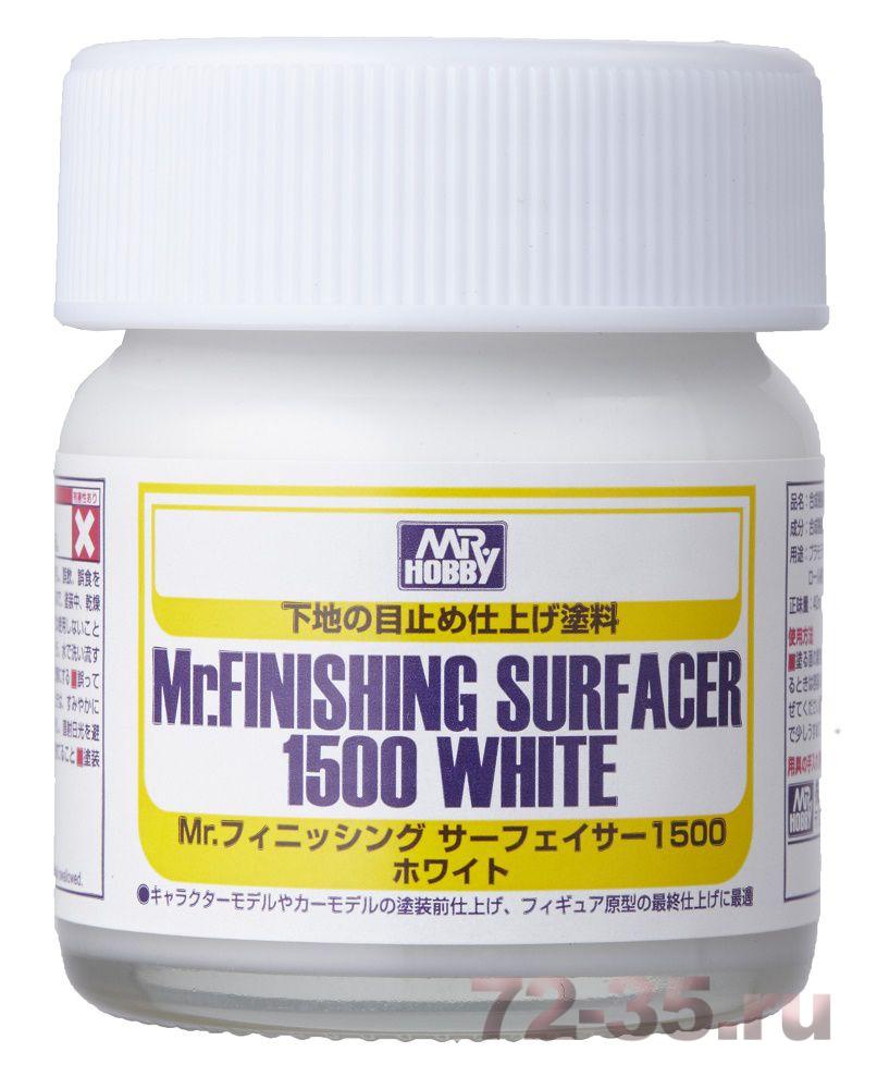 Грунтовка финишная Белая MR.FINISHING SURFACER 1500 WHITE SF291_enl.jpg