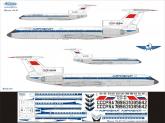 Декаль Ту-154М Аэрофлот classik 80-90х