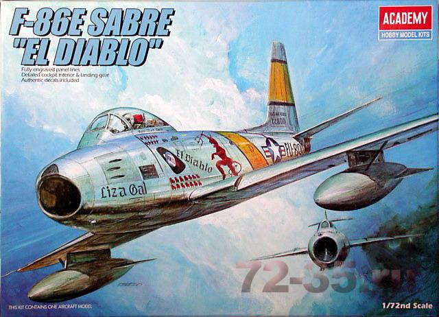 самолет F-86E "Сейбр"