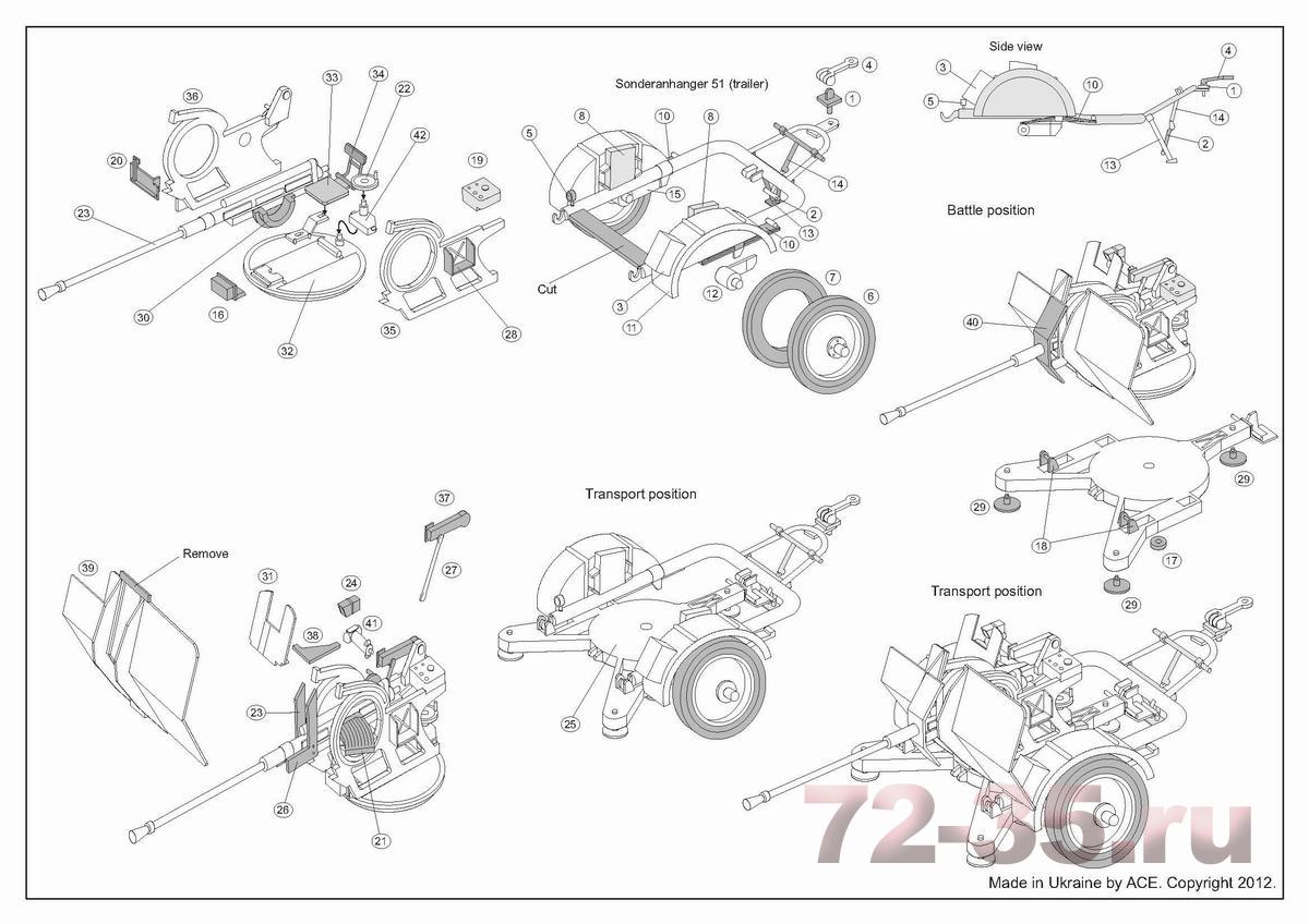Flak 38 Немецкая 20мм зенитная установка ace48103_5.jpg
