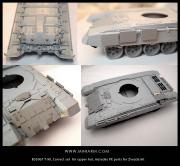 Т-90А/СА Корректирующий набор для корпуса, включает фототравление