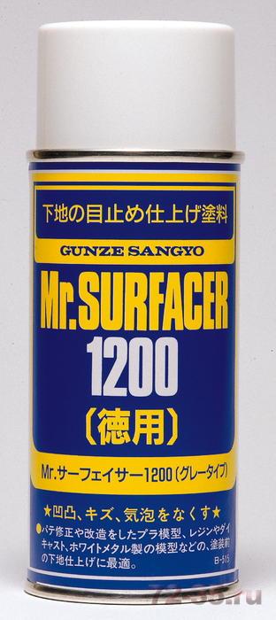 Грунтовка спрей Mr.SURFACER 1200