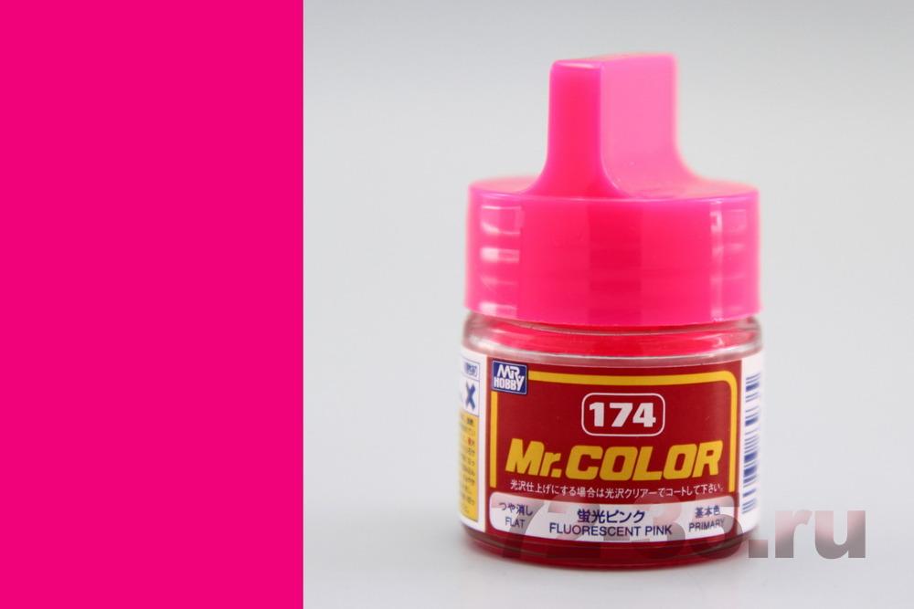 Краска Mr. Color C174 (FLUORESCENT PINK)