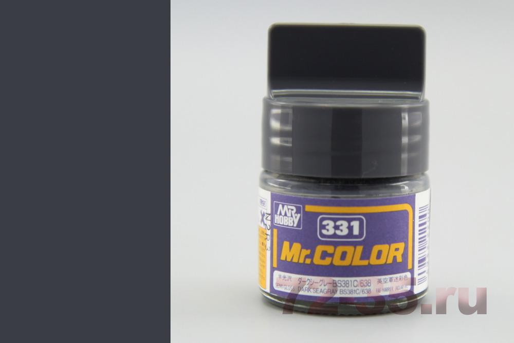 Краска Mr. Color C331 (DARK SEAGRAY BS381C/638)