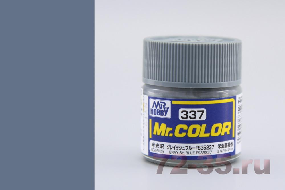 Краска Mr. Color C337 (GRAYISH BLUE FS35237)