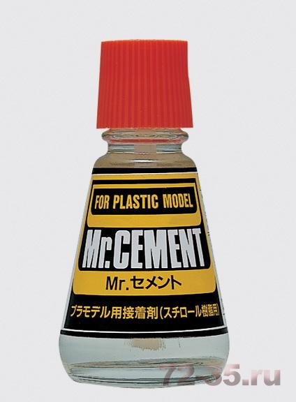 Клей модельный с кисточкой - Mr. Cement