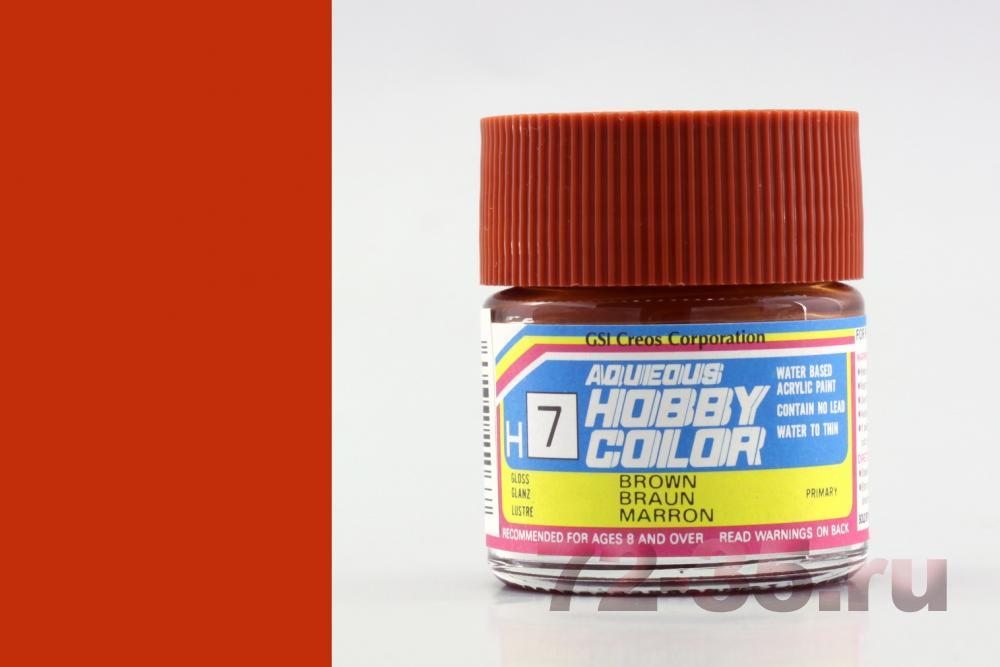 Краска Mr. Hobby H7 (коричнева / BROWN) h007_z1_enl.jpg