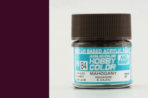 Краска Mr. Hobby H84 (красное дерево / MAHOGANY)