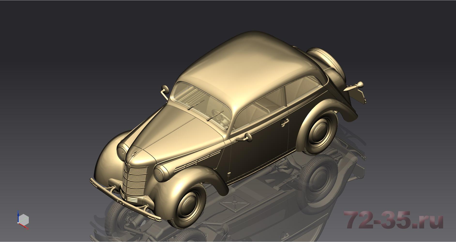 Kadett K38 Saloon, германский легковой автомобиль icm35478_6.jpg