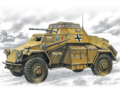 Sd.Kfz.222, германский легкий бронеавтомобиль