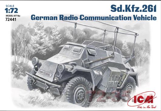 Sd.Kfz.261, германский бронеавтомобиль радиосвязи