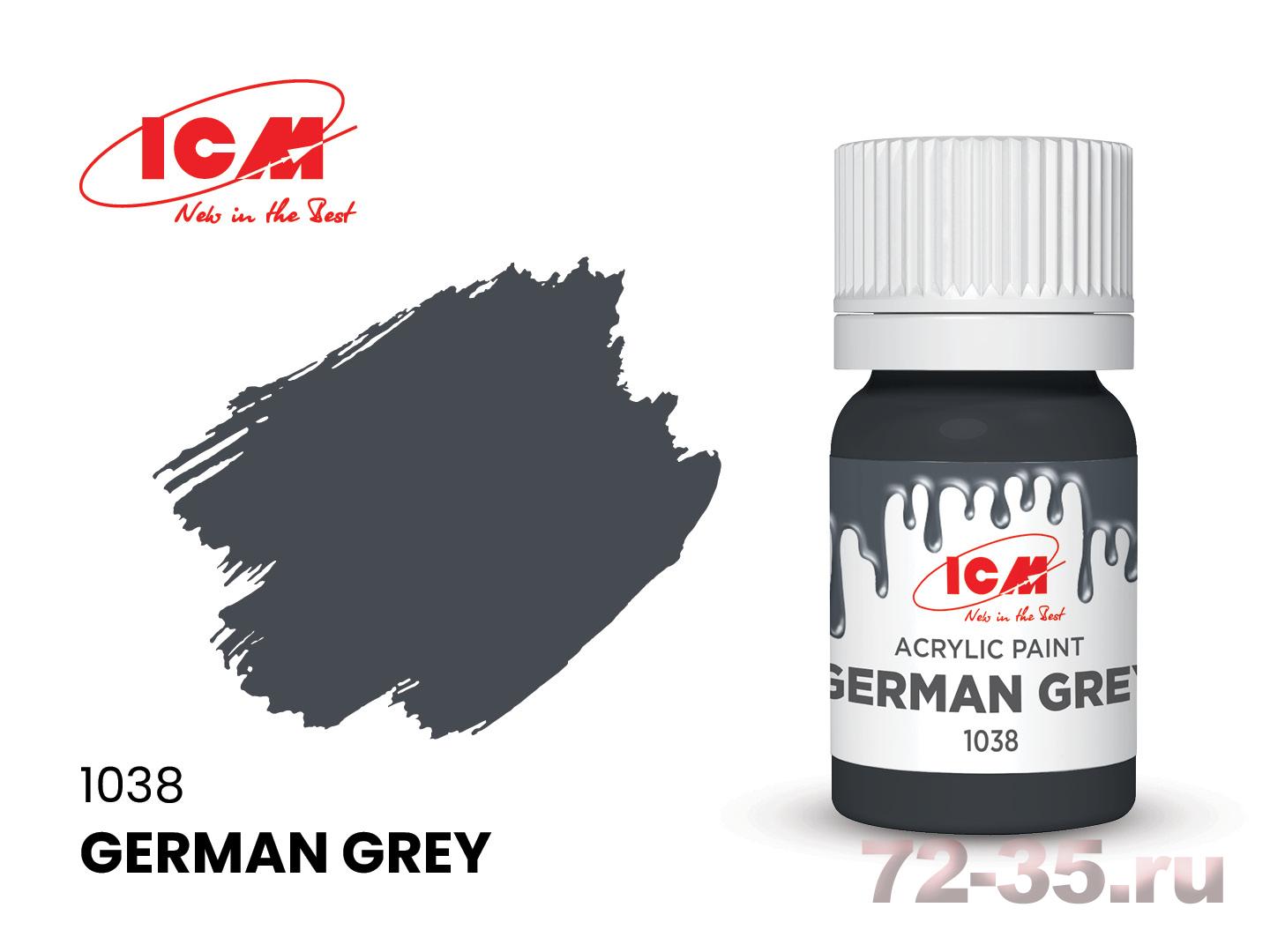 Краска ICM Немецкий серый(German Grey)