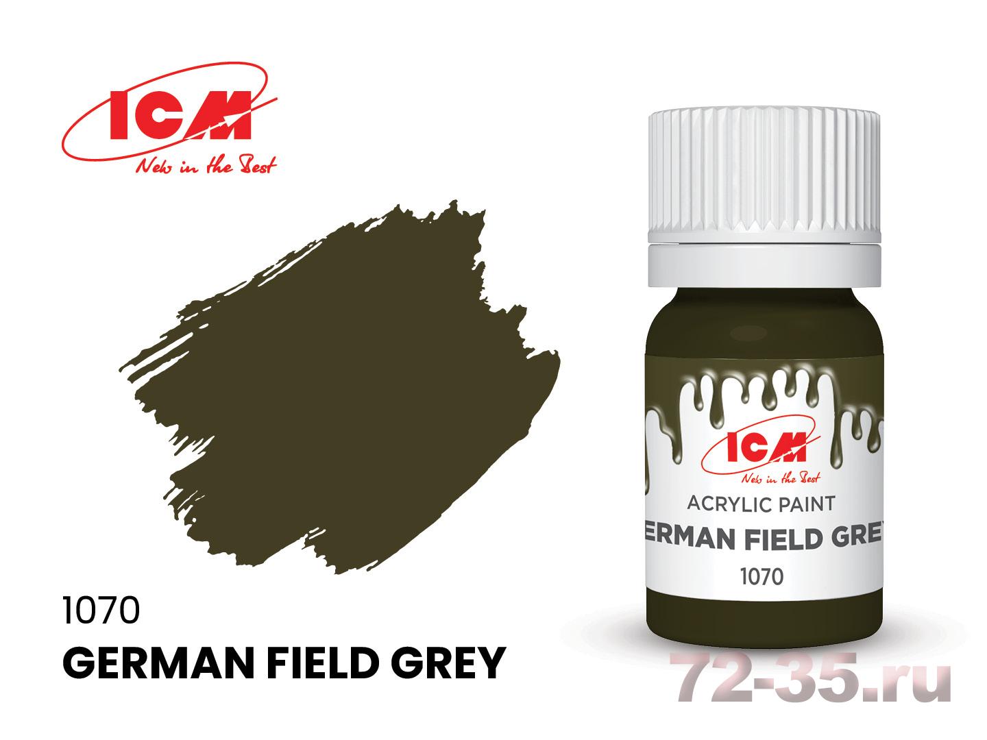 Краска ICM Немецкий серо-зеленый(German Field Grey)