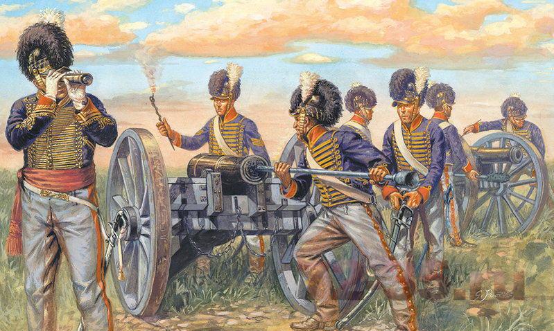 Фигуры WATERLOO (200years) BRITISH ARTILLERY