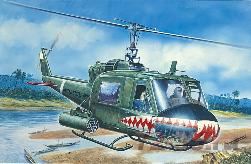 Вертолет UH-1C Gunship