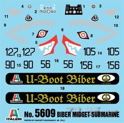Подводная лодка U-BOOT BIBER ital5609_8.jpg