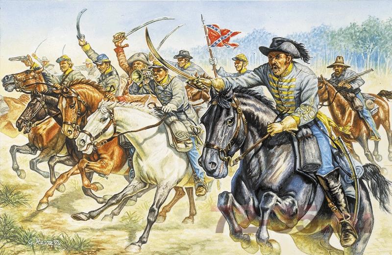 Солдаты CONFEDERATE CAVALRY (AMERICAN CIVIL WAR)