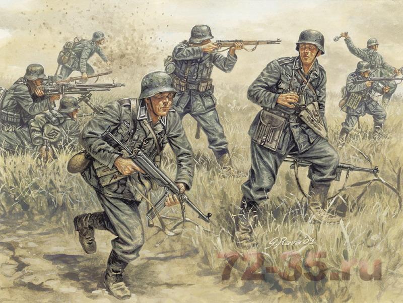 Солдаты WWII- GERMAN INFANTRY