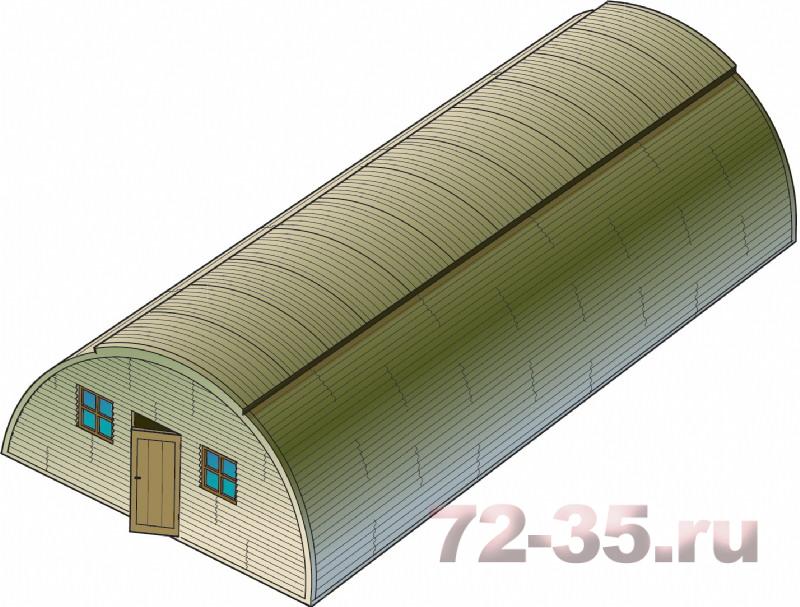 Диорама QUONSET HUT BARRACK ital6163_3.jpg