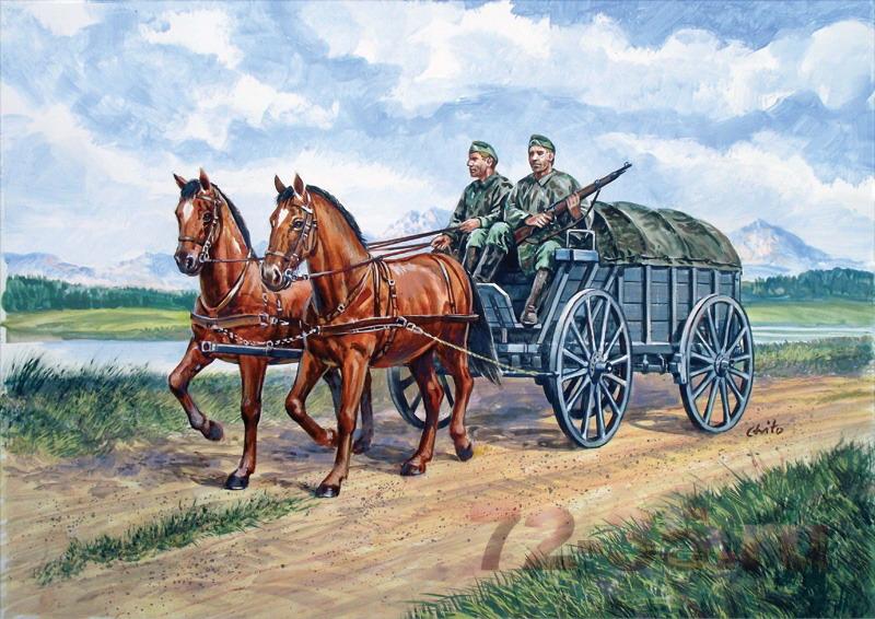Повозка Hf.2 Schwerer Heeresfeldwagen