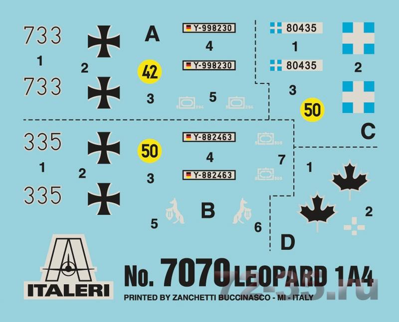 Танк LEOPARD 1 A3/A4 ital7070_3.jpg