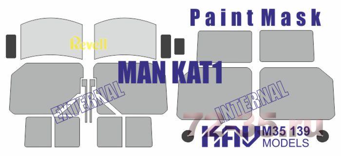 Окрасочная маска для MAN KAT1 (Revell)