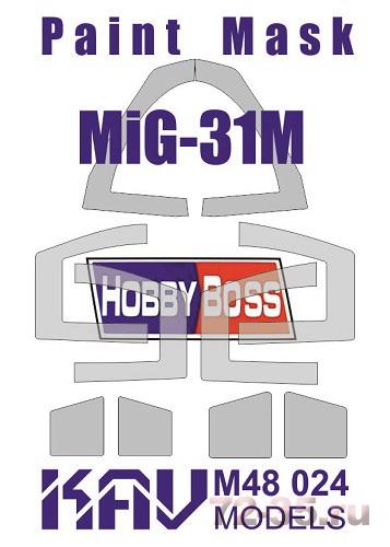 Окрасочная маска на остекление М&Г-31М (Hobby Boss)