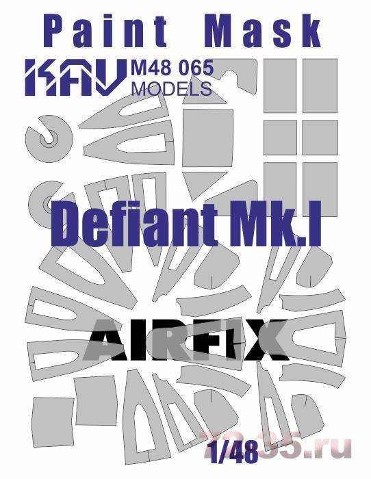 Окрасочная маска на Defiant Mk.I (Airfix)