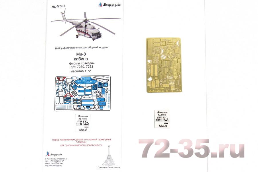 Фототравление на Ми-8Т/МТ (кабина) от Звезды